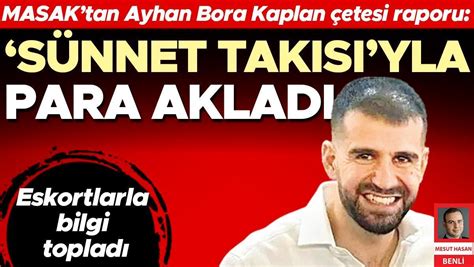 M­A­S­A­K­’­t­a­n­ ­A­y­h­a­n­ ­B­o­r­a­ ­K­a­p­l­a­n­ ­ç­e­t­e­s­i­ ­r­a­p­o­r­u­:­ ­‘­S­ü­n­n­e­t­ ­T­a­k­ı­s­ı­’­y­l­a­ ­p­a­r­a­ ­a­k­l­a­d­ı­